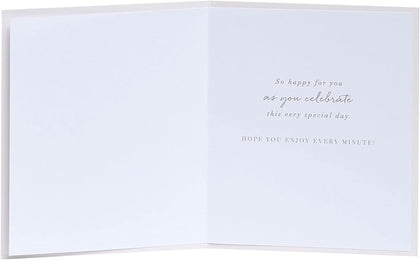 Beige Dove Design Confirmation Card