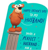 Bear on a Pedestal Design Husband Father's Day Card