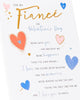 Loving Design Fiancé Valentine's Day Card
