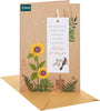 Sunflowers Desgin and Bookmark Father's Day Card