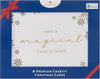 Box of 8 Gold Foiled Snowflake Mind Charity Luxury Christmas Cards