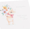 Disney Winnie the Pooh Bouquet of Flowers Design Mother's Day Card