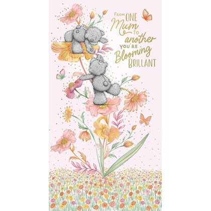 Bears Climbing Flowers From One Mum To Another Mother's Day Card
