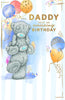 Bears Doing Piggyback Daddy Birthday Card