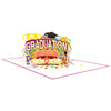 Hats Off 3D Graduation 2024 Pop Up Card
