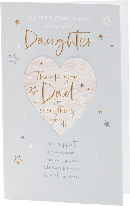 Thank You Design from Your Daughter Father's Day Card
