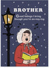 Carol Singer Design Brother Christmas Card