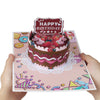Berry Bliss 3D Birthday Cake Pop Up Card
