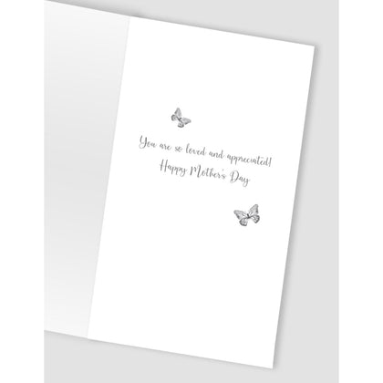 The Loveliest Mum Pink Petal Passion Hand-Finished Mother's Day Card