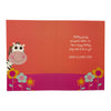Age 03 Female Juvenile Giraffe with Flowers Design Birthday Card