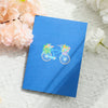Bicycle with Flower Baskets 3D Pop Up Greeting Card