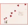 Romantic Bunny Illustration Anniversary Card to Both of You