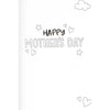 Two Dinosaurs Design Mum Mother's Day Card with Colouring Activity and Stickers