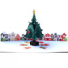 Festive City Glow 3D Pop Up Christmas Card
