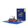 Fishing Scene 3D Pop Up Greeting Card