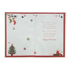 For a Special Grandma and Grandad Gold Frame Design Christmas Card