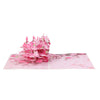 A Blooming Wish in Cherry Pink 3D Pop Up Greeting Card