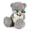 Me to You Tatty Teddy Large Luxury 'Best Mum' Plush Bear With Velvet Flowers 27cm High Official Mother's Day Collection