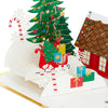Santa Workshop Winter Wonderland Magical 3D Pop Up Christmas Card