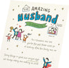 Oodles Design Husband Father's Day Card