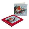 Robin Design Pack of 8 Christmas Cards