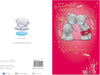 Bears With Bouquet And Envelope Wonderful Partner Valentine's Day Card