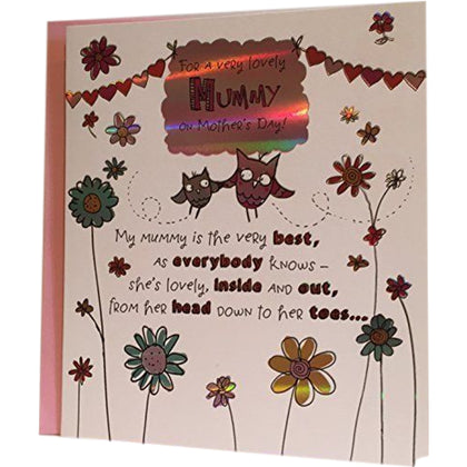 Lovely Mummy Oodles And Doodles, Mothers Day Greetings Card