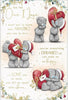 Bears With Red Heart And Key One I Love Verse Christmas Card