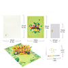 Spring Floral Easter Sunday Pop Up Greeting Card
