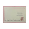 Brother and Sister-in-law Cute Teddies In Pink Heart Anniversary Card