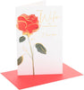Rose Design Wife Valentine's Day Card