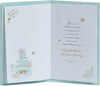 Pretty Cake Design Son & Daughter-In-Law Wedding Congratulations Card