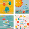 Kids' Multipack of 20 in 4 Cute Designs Thank You Cards