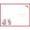 Bears With String Of Bells Brother And Partner Christmas Card