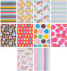 Multipack of 20 Assorted Gift Wrap Sheets for Birthdays & Other Events Includes Keepsake Box