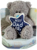 Me to You 'Best Dad In The World' Bear On A Gift Plinth For Father's Day Birthday Official Collection