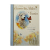 Across The Miles Cute Lamb Floral Design Easter Card