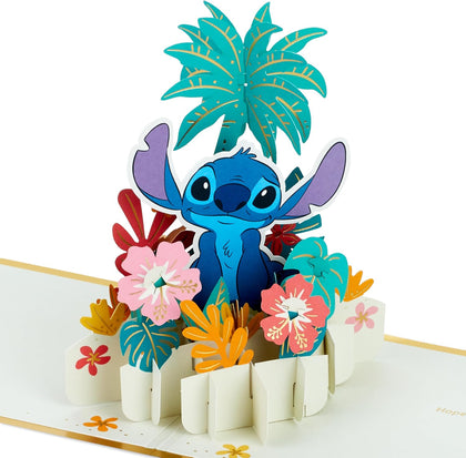 Disney Lilo & Stitch 3D & Pop Up Greeting Card Birthday Thank You