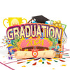 Hats Off 3D Graduation 2024 Pop Up Card