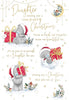 Bears And Gifts Storyboard Daughter Christmas Card