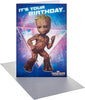 Marvel Guardians of the Galaxy Groot Design Birthday Card
