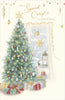 Artistic Tree Presents and Decorations Special Couple Christmas Card