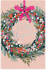 Wreath Design Stepmum Christmas Card