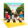 Parklife Animal Zebra Crossing Design Birthday Card