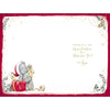 Bear Wrapping Gift Grandma Christmas Card