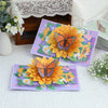 Butterfly on Sunflower 3D Pop Up Greeting Card