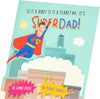 Super Dad Novelty Design Father's Day Card