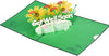 Sunflower & Carnation Garden 3D Pop Up Get Well Soon Card