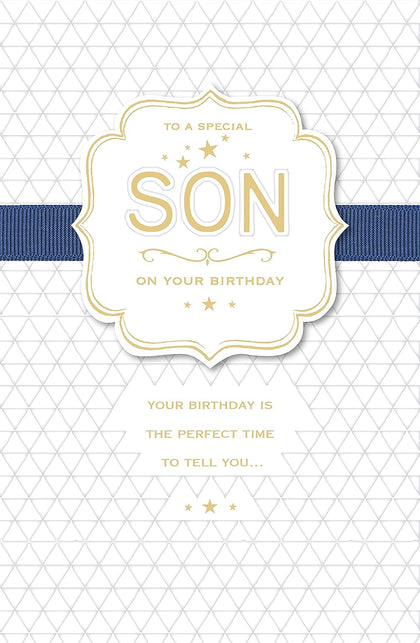 Special Design Son Birthday Card