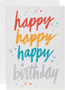 Assorted Multipack Pack of 24, 6 Designs Birthday Cards